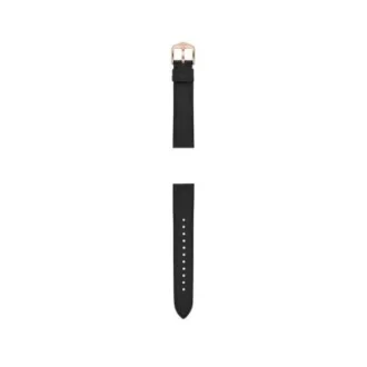 18mm Black LiteHide™ Leather Strap