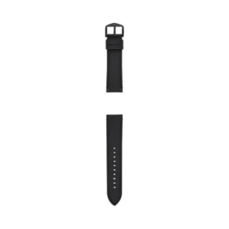22mm Black LiteHide™ Leather Strap