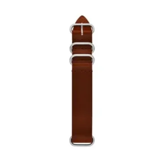 22mm Brown Leather Strap