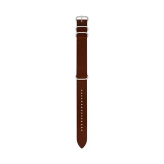 22mm Brown Leather Strap