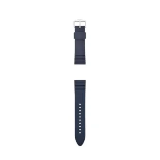 22mm Dark Blue Silicone Watch Strap