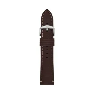 22mm Dark Brown LiteHide™ Leather Strap