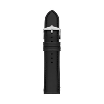 24mm Black LiteHide™ Leather Strap 24mm Black LiteHide™ Leather Strap