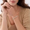 All Stacked Up Howlite Chain Beaded Bracelet