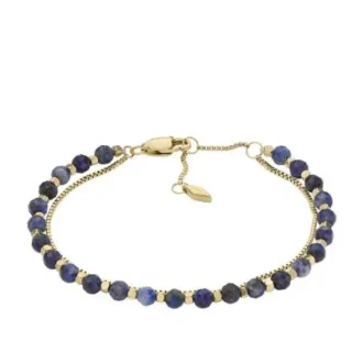 All Stacked Up Reconstituted Blue Lapis Beaded Bracelet All Stacked Up Reconstituted Blue Lapis Beaded Bracelet