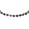 All Stacked Up Reconstituted Blue Lapis Beaded Bracelet