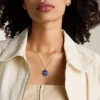 Aquarius Sutton Zodiac Gold-Tone Stainless Steel Blue Lapis Pendant Necklace Aquarius Sutton Zodiac Gold-Tone Stainless Steel Blue Lapis Pendant Necklace