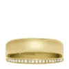 Archival Glitz Gold-Tone Stainless Steel Band Ring Archival Glitz Gold-Tone Stainless Steel Band Ring