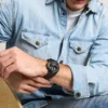 Bennett Multifunction Black Leather Watch Bennett Multifunction Black Leather Watch