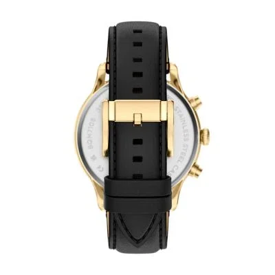 Bennett Multifunction Black Leather Watch Bennett Multifunction Black Leather Watch