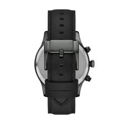 Bennett Multifunction Black Leather Watch Bennett Multifunction Black Leather Watch