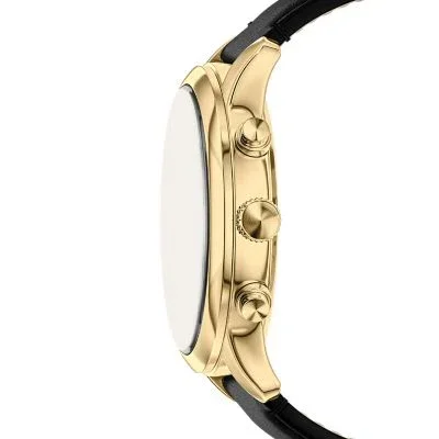 Bennett Multifunction Black Leather Watch Bennett Multifunction Black Leather Watch
