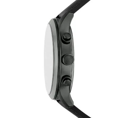 Bennett Multifunction Black Leather Watch Bennett Multifunction Black Leather Watch