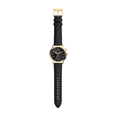 Bennett Multifunction Black Leather Watch Bennett Multifunction Black Leather Watch