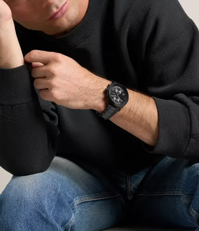 Bennett Multifunction Black Stainless Steel Watch Bennett Multifunction Black Stainless Steel Watch