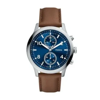 Bennett Multifunction Brown Leather Watch