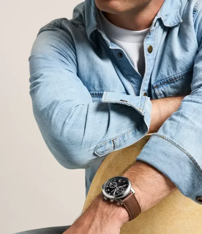 Bennett Multifunction Brown Leather Watch Bennett Multifunction Brown Leather Watch