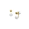 Bright Baubles White Shell Jacket Earrings Bright Baubles White Shell Jacket Earrings