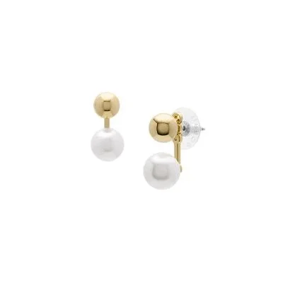 Bright Baubles White Shell Jacket Earrings Bright Baubles White Shell Jacket Earrings