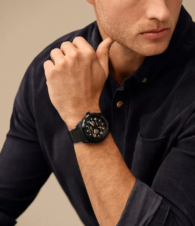 Bronson Automatic Black Stainless Steel Watch Bronson Automatic Black Stainless Steel Watch