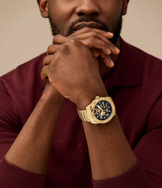 Bronson Automatic Gold-Tone Stainless Steel Watch Bronson Automatic Gold-Tone Stainless Steel Watch