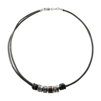 Bronson Black Rondell Necklace Bronson Black Rondell Necklace