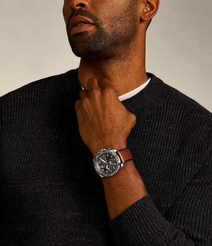 Bronson Chronograph Brown LiteHide™ Leather Watch Bronson Chronograph Brown LiteHide™ Leather Watch
