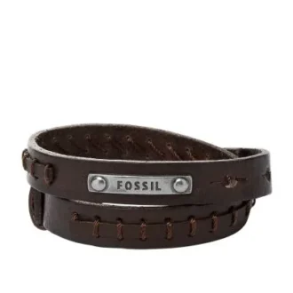 Bronson Vintage Casual Brown Double-Wrap Leather Bracelet Bronson Vintage Casual Brown Double-Wrap Leather Bracelet