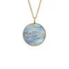 Cancer Sutton Zodiac Gold-Tone Stainless Steel Black Mother-of-Pearl Pendant Necklace Cancer Sutton Zodiac Gold-Tone Stainless Steel Black Mother-of-Pearl Pendant Necklace