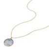 Cancer Sutton Zodiac Gold-Tone Stainless Steel Black Mother-of-Pearl Pendant Necklace Cancer Sutton Zodiac Gold-Tone Stainless Steel Black Mother-of-Pearl Pendant Necklace