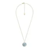 Cancer Sutton Zodiac Gold-Tone Stainless Steel Black Mother-of-Pearl Pendant Necklace Cancer Sutton Zodiac Gold-Tone Stainless Steel Black Mother-of-Pearl Pendant Necklace
