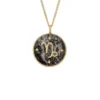 Capricorn Sutton Zodiac Gold-Tone Stainless Steel Gray Hematite Pendant Necklace Capricorn Sutton Zodiac Gold-Tone Stainless Steel Gray Hematite Pendant Necklace
