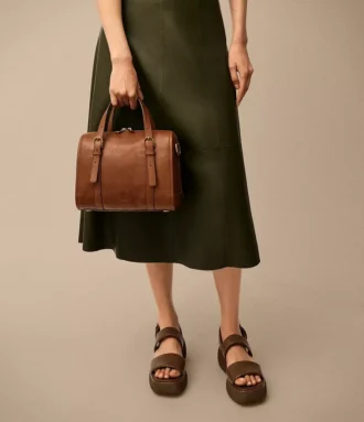 Carlie Leather Satchel