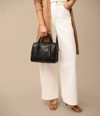 Carlie Leather Satchel