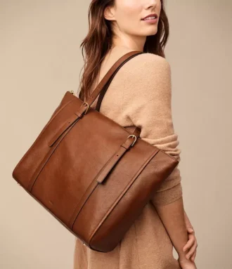 Carlie Leather Tote