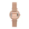 Carlie Mini Automatic Rose Gold-Tone Stainless Steel Mesh Watch Carlie Mini Automatic Rose Gold-Tone Stainless Steel Mesh Watch