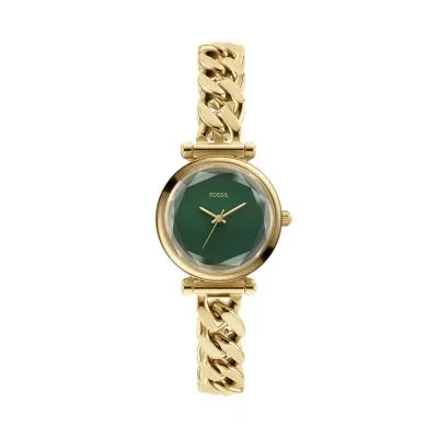 Carlie Three-Hand Gold-Tone Stainless Steel Watch Carlie Three-Hand Gold-Tone Stainless Steel Watch