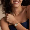 Carlie Three-Hand Gold-Tone Stainless Steel Watch Carlie Three-Hand Gold-Tone Stainless Steel Watch