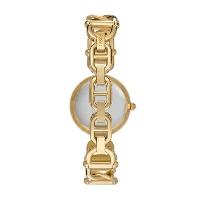 Carlie Three-Hand Gold-Tone Stainless Steel Watch Carlie Three-Hand Gold-Tone Stainless Steel Watch