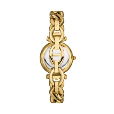 Carlie Three-Hand Gold-Tone Stainless Steel Watch Carlie Three-Hand Gold-Tone Stainless Steel Watch