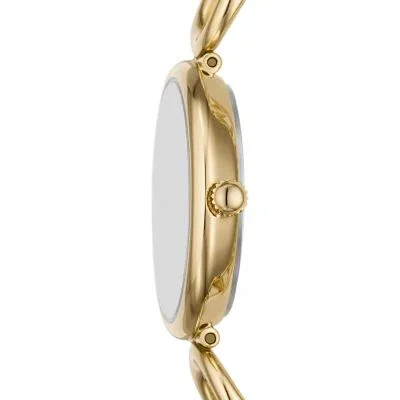 Carlie Three-Hand Gold-Tone Stainless Steel Watch Carlie Three-Hand Gold-Tone Stainless Steel Watch