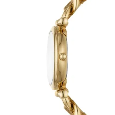 Carlie Three-Hand Gold-Tone Stainless Steel Watch Carlie Three-Hand Gold-Tone Stainless Steel Watch