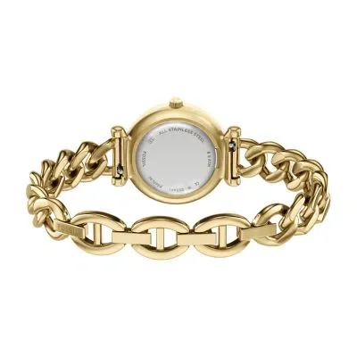 Carlie Three-Hand Gold-Tone Stainless Steel Watch Carlie Three-Hand Gold-Tone Stainless Steel Watch