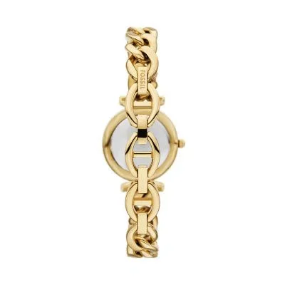 Carlie Three-Hand Gold-Tone Stainless Steel Watch and Bracelet Set Carlie Three-Hand Gold-Tone Stainless Steel Watch and Bracelet Set