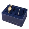 Carlie Three-Hand Gold-Tone Stainless Steel Watch and Bracelet Set Carlie Three-Hand Gold-Tone Stainless Steel Watch and Bracelet Set