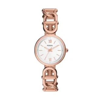 Carlie Three-Hand Rose Gold-Tone Stainless Steel Watch
