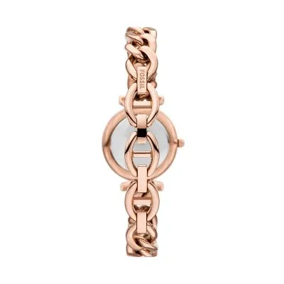 Carlie Three-Hand Rose Gold-Tone Stainless Steel Watch and Bracelet Set Carlie Three-Hand Rose Gold-Tone Stainless Steel Watch and Bracelet Set