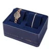 Carlie Three-Hand Rose Gold-Tone Stainless Steel Watch and Bracelet Set Carlie Three-Hand Rose Gold-Tone Stainless Steel Watch and Bracelet Set