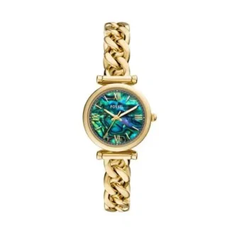 Carlie Three-Hand Stainless Steel Watch