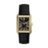Carraway Three-Hand Black Croco Leather Watch Carraway Three-Hand Black Croco Leather Watch